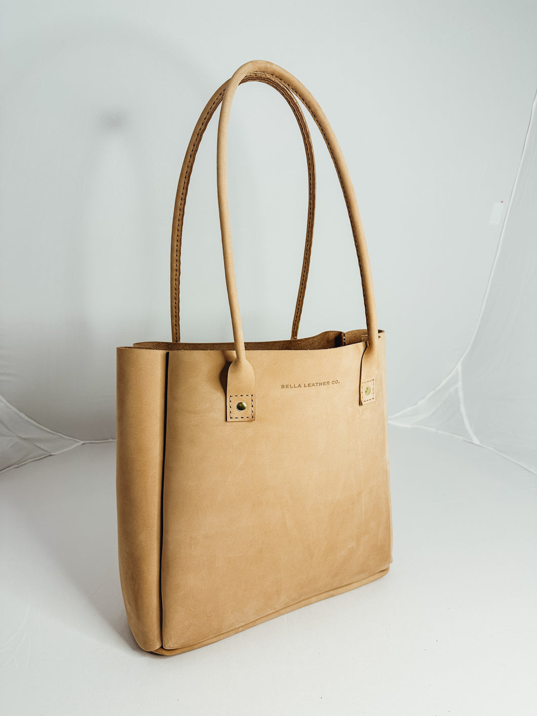 Rolled Handle Tote - Oat